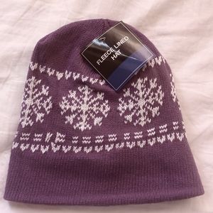 FLEECE LINED HAT